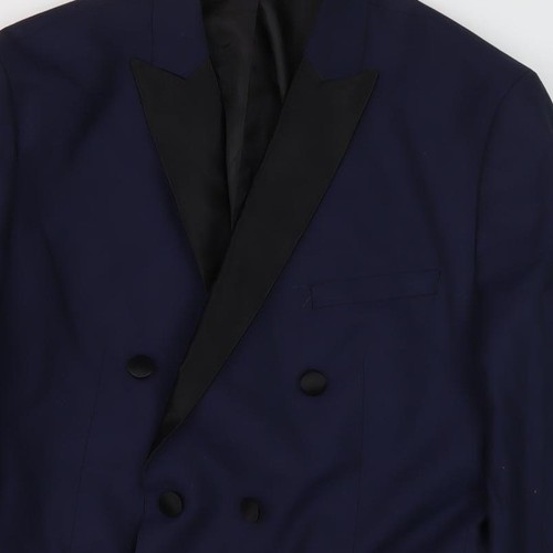 Selected Homme Herren Blazer Blau Zweireiher 40R - Bild 8 von 12