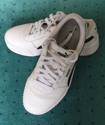 PUMA Carina PFS Damen Sneaker - Gr. 38,5 - Weiß Schwarz