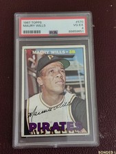 1967 Topps Maury Wills #570 Pittsburgh Pirates PSA 4 FREE SHIPPING