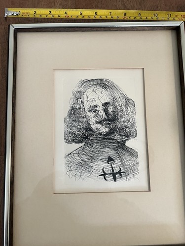 Salvador Dali Signed Etching Collector's Guild Original COA Velazquez - Picture 6 of 7
