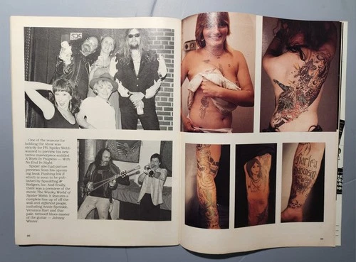 original vintage '87 tattoo VIII mag nyc irezumi bert grimm roy boy spider webb image 10