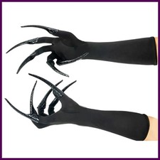 Scary Long Nails Gloves Halloween Cosplay Costume Accessory Roleplay Gloves