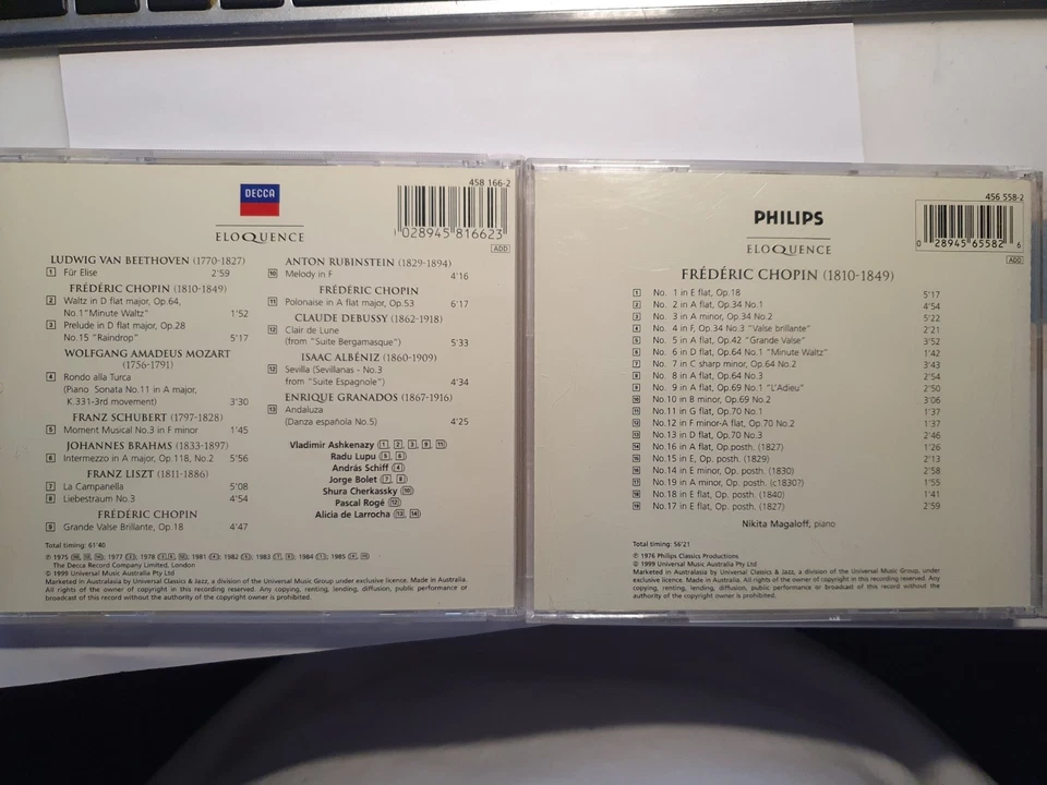 ELOQUENCE - Chopin - Nineteen Waltez & Für Elise - Piano Favourites (W17) - Bild 2 von 2