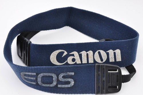 Canon EOS CAMERA NECK STRAP Blue/White [ Excellent ] Nylon 24inch From Japan - Picture 11 of 11
