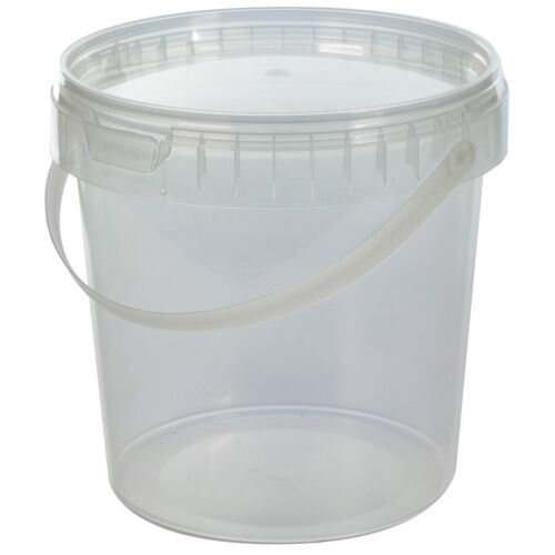 GardenersDream Durable Multipurpose Clear Round Recylable Plastic Storage Tubs - Picture 4 of 51