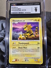 CGC 9 MINT Electabuzz 81/130 - 2007 Pokémon TCG Diamond & Pearl Set