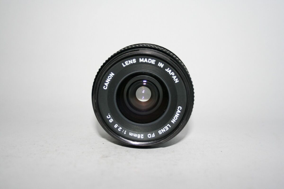 キャノン Canon A-1+FD28mm f2.8 s.c Canon A-1 FD 28mm f2.8 S.C. SC Lens From JAPAN | eBay