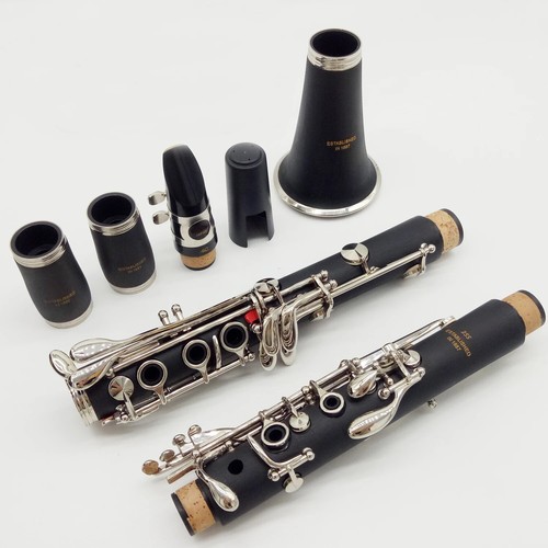 Clarinete Bb 255 Clarinetes Baquelita Níquel Plata Llave con Estuche Profesional  - Imagen 3 de 23
