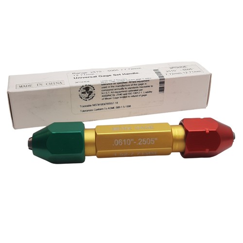 Meyer 3PGHDE Plug Gage Handle Universal Type 0.251-0.5005in Gage Size Range - Picture 1 of 6