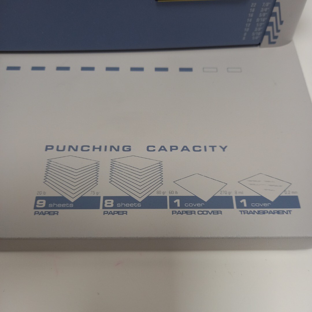 Fellowes Plastic Comb Binding Machine PB55 RMF09GB eBay