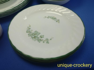 8 Stück Corelle Callaway Efeu Teeteller N Schüsseln Set Wirbelrand 
