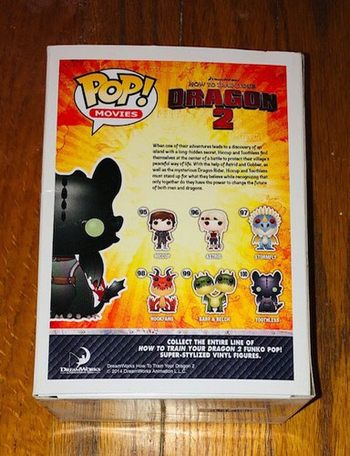 Funko Pop 100 Desdentados Cómo Entrenar a Tu Dragón 2 Hot Topic Exclusivo Metálico - Imagen 3 de 6