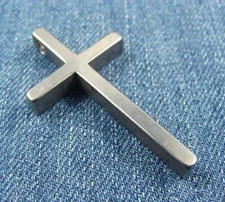 Pure Titanium Ti Anti-allergy Cross Necklace pendant,USA SHIPPING