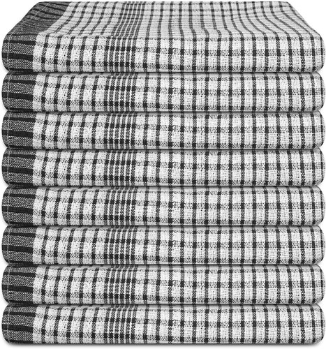 100% Cotton Kitchen Tea Towels 60x90cm Large Jumbo Dish Cloths Ultra Absorbent - Picture 16 of 55