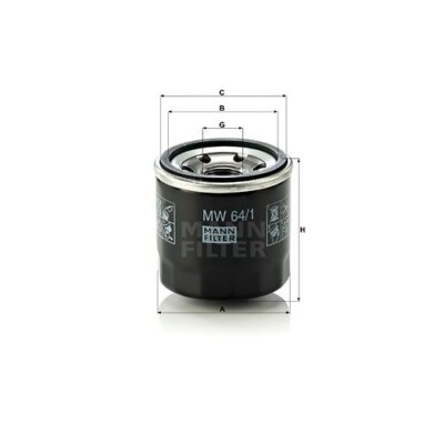 Ölfilter MANN-FILTER MW 64/1 für HONDA MOTORCYCLES