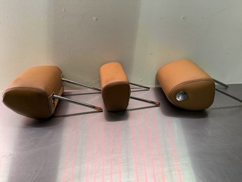 10-18 Jaguar XJL X351 Rear Center / Left & Right Side Seat Headrest Set APF OEM - Picture 10 of 10
