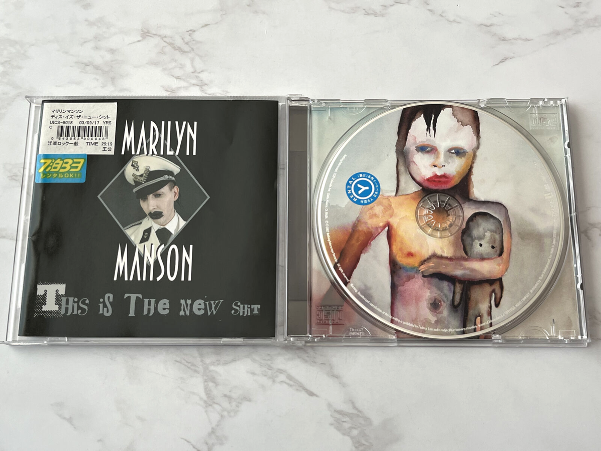 MARILYN MANSON サイン入りCD Marilyn Manson This Is The New Shit CD SPECIAL ED. PICTURE MINI