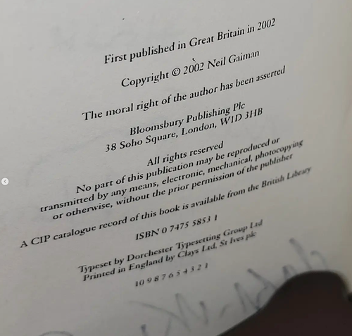 2002 CORALINE UNKORRIGIERTE BEWEISKOPIE SIGNIERT NEIL GAIMAN & DAVE MCKEAN - Bild 5 von 7