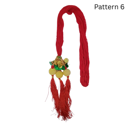 Nepali Chulthi Dhago/ Paranda with Tassel For Women, UK Stock, Free Post - Picture 6 of 7