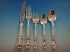 Spanish Baroque Reed & Barton Sterling Silver Flatware Set Service 64 PC Dinner
