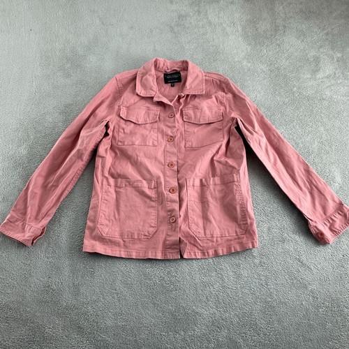 Sanctuary Damen Jacke rosa Knopfleiste M Baumwolle & Elasthan Freizeitkleidung 5466