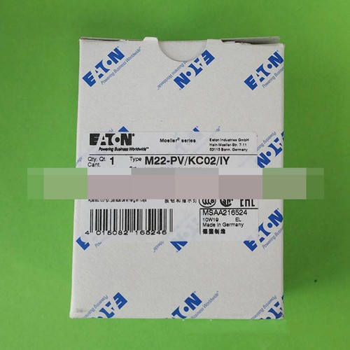 1PC NEW EATON emergency stop button box M22-PV/KC02/IY Fast Ship - Picture 2 of 3