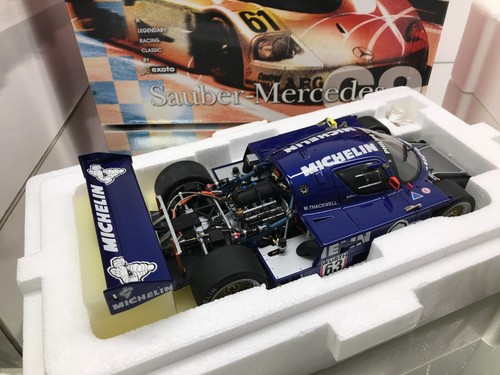 EXOTO 18191 SAUBER MERCEDES C9 MICHELIN 1987 #63 -1:18- HIGH QUALITY IN BOX - Imagen 13 de 15