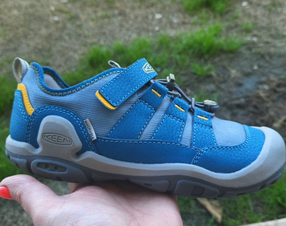 Sneaker Keen Knotch Hollow "Blu Grigio Giallo" NUOVISSIMA GS 5Y