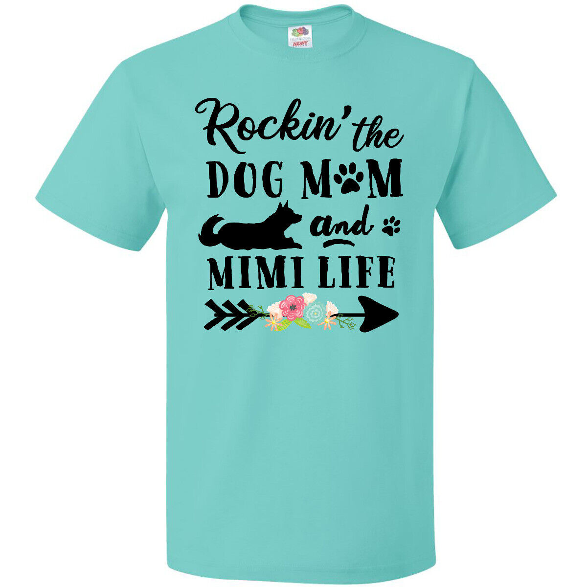 Mom Love Nanny Life Mimilife Heart Floral Gift T-Shirt Mom Love Nanny Life Mimilife Heart Floral Gift T-Shirt
