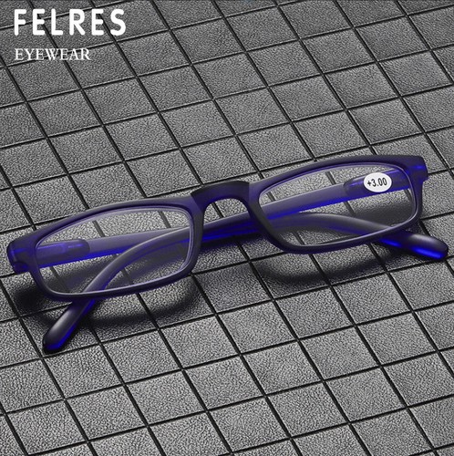 Occhiali da lettura unisex montatura piccola anti luce blu montatura completa occhiali classici - Foto 3 di 22
