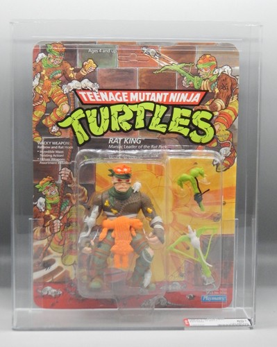 1989 vintage AFA 80+ Teenage Mutant Ninja Turtles RAT KING sealed TMNT Playmates - Picture 1 of 3