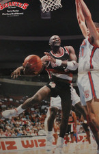 TERRY PORTER Vintage Poster Portland Trail Blazers 16.25 x 11.25