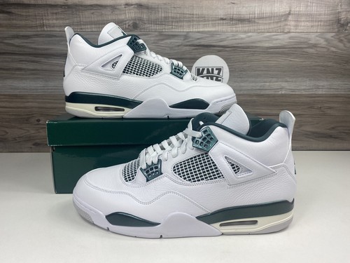 *Nike Air Jordan 4 Retro White Oxidized Green (FQ8138 103) FQ8213 Men's GS NEW