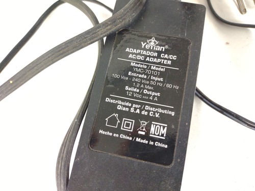 100-240V 1.2A Power Cable for Yeyian Monitor 50-60hz Wall Plug Black Box 2pc - 第 5/7 張圖片
