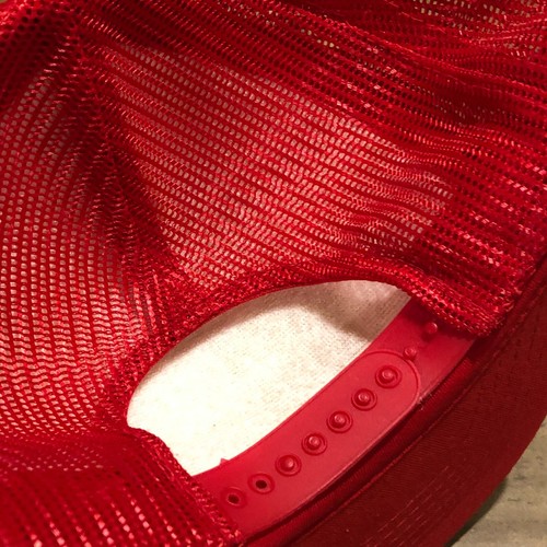 Vintage Blank Hat Snapback Trucker Cap Mens Red White 80s Customizable Casual - 第 7/12 張圖片