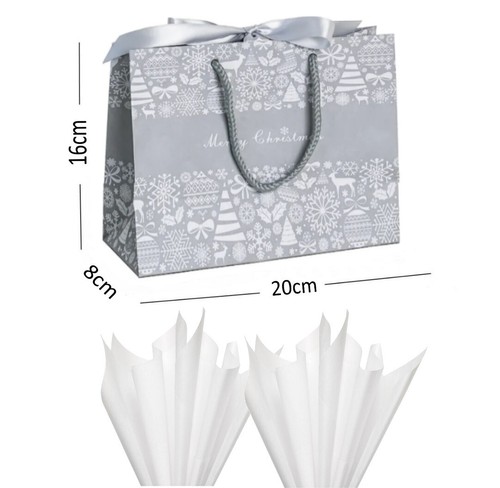 Boutique Shop Ribbon Tie Gift Bags Rope Handle Events Bag & Tissue Wrap - Picture 6 of 30