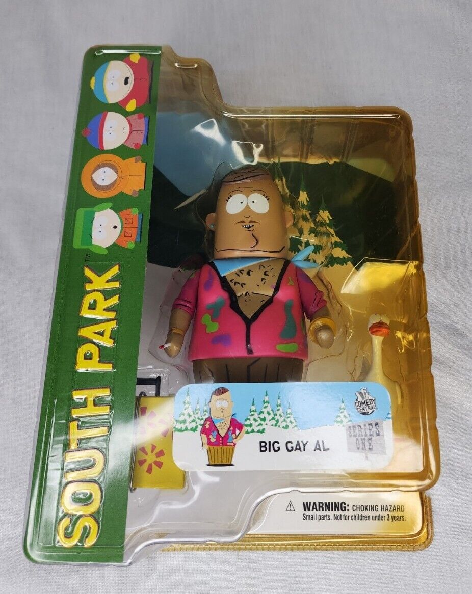 2005 South Park Big Gay Al Series 1 Action Figure Suitcase Goose *See  Photos*