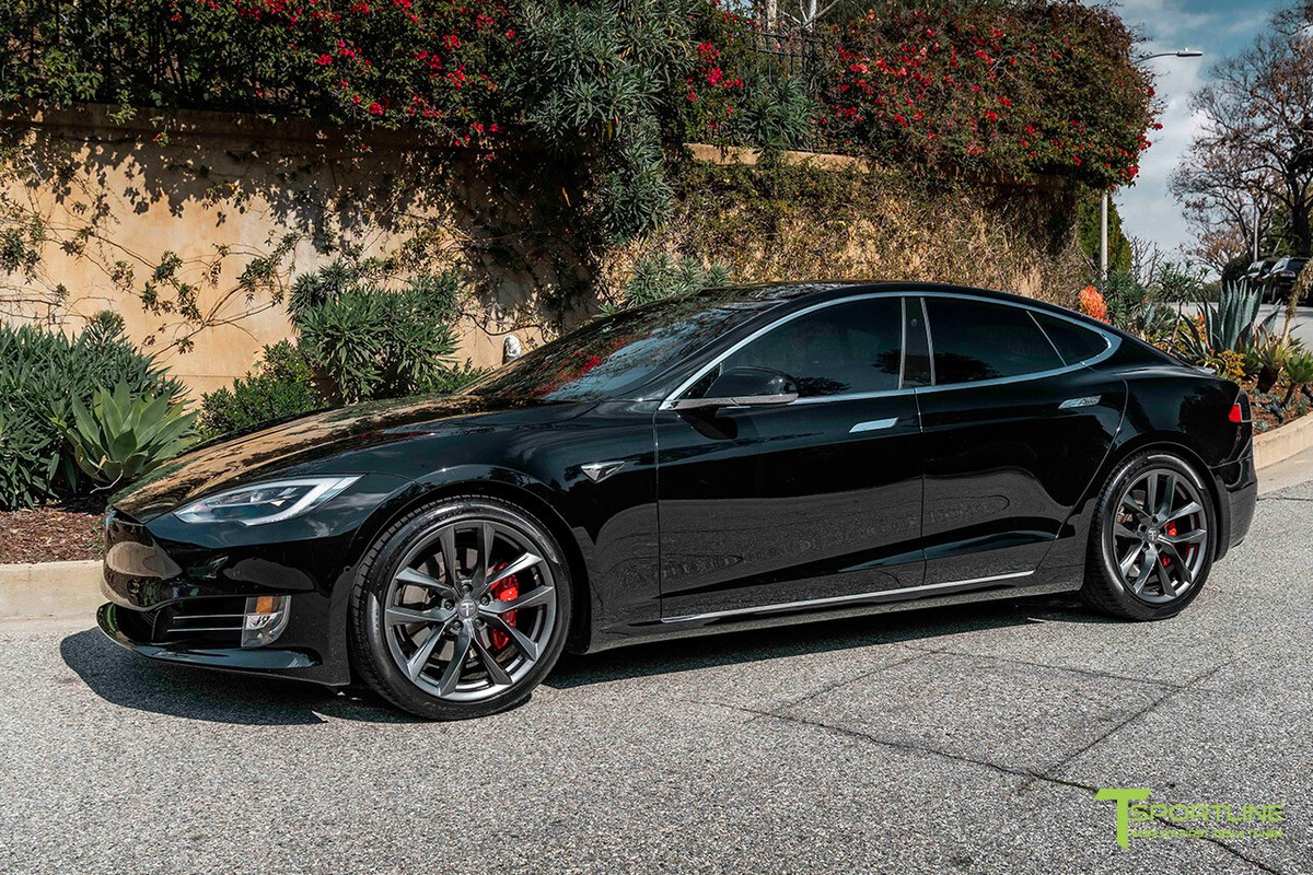 Tesla Model S 20 TSS Flow Forged Wheel in Space Gray by T Sportline Square