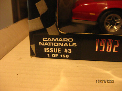 1/18 SUNSTAR RED 1982 CAMARO Z28 1 OF 150 FOR CAMARO NATS/PERF.YRS