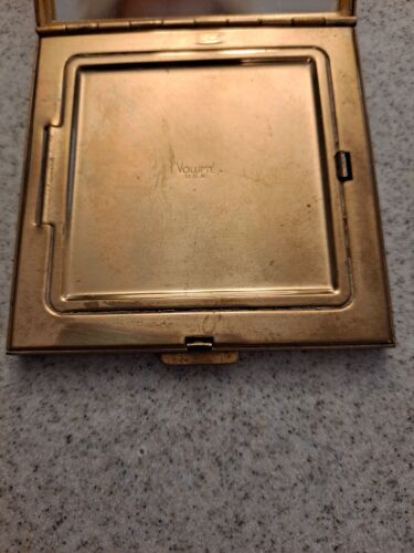 Volupte USA Powder Makeup Hinged Compact US NAVY alternate Rhinestone cover - Picture 3 of 9