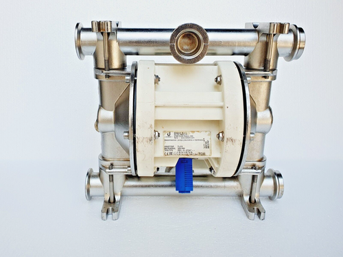 DEBEM FB81-A-HTAAT Diaphragm Pump, Stainless Steel AODD, Clamp Connection - Picture 4 of 8