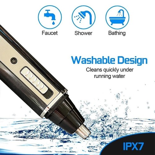 4in1 Rechargeable Hair Trimmer machine for men : Nose , Beard & Ear hair trimmer - Picture 5 of 21