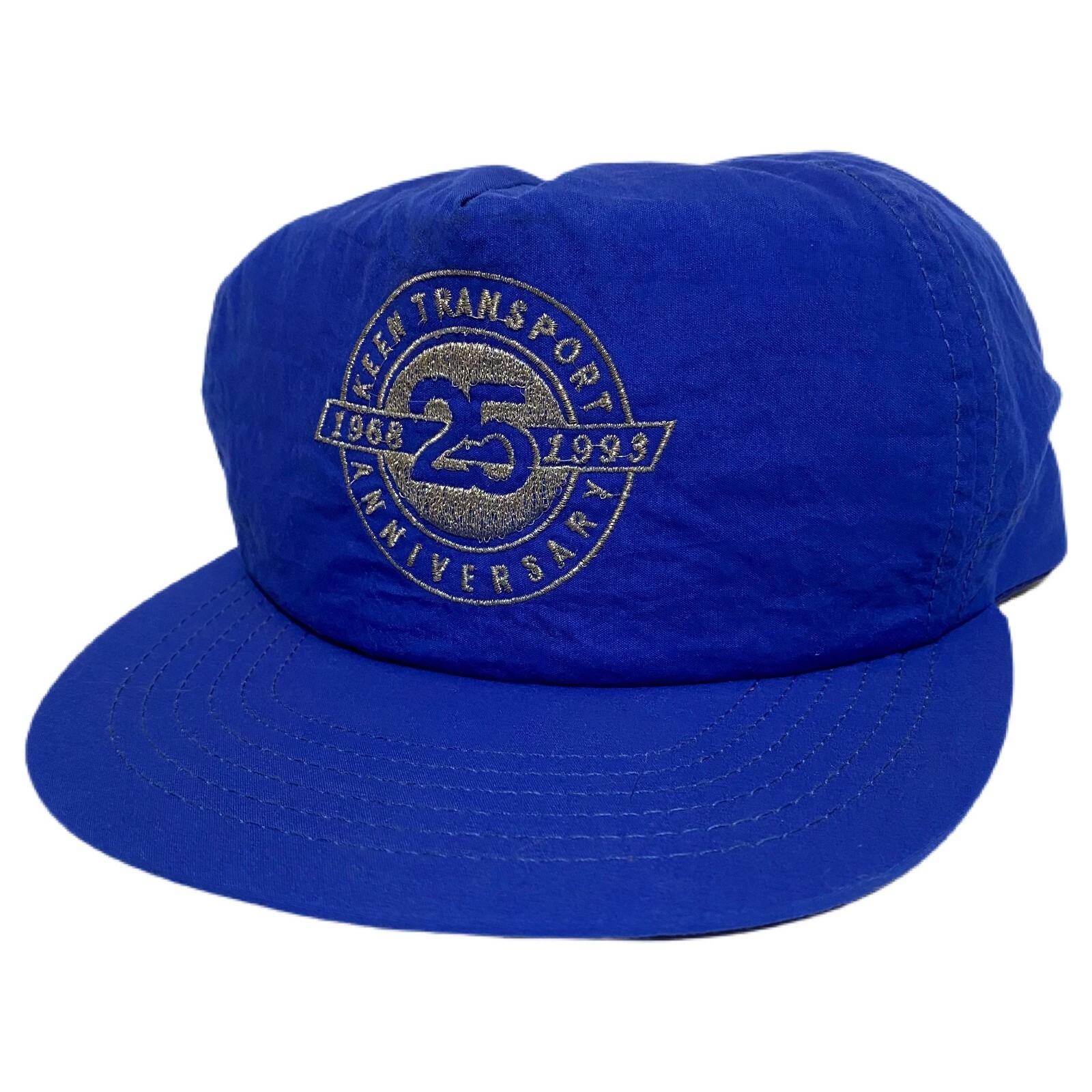 Cappello berretto camionista vintage anni 90 Keen Transport 25° anniversario nylon snapback nuovo