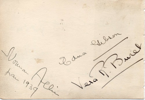 REV G OSBORN GREGORY + 3 - Signed Autograph Album Page - RELIGION - Picture 2 of 2