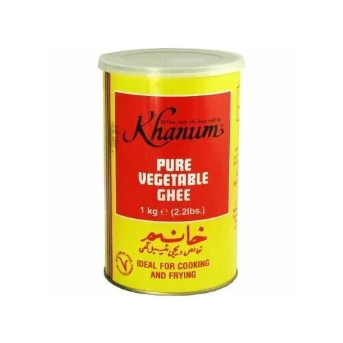 Khanum Gemüse-Ghee 1 kg - Koch-Ghee in reiner Qualität für authentischen Geschmack