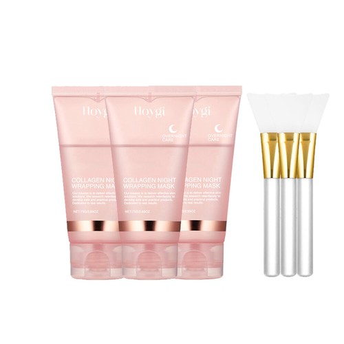 10/6PCS Collagen Overnight Wrapping Peel Off Facial Mask Renewal Night Skin Care - Picture 27 of 32