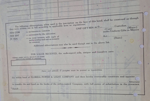 Florida Light & Power Company 1990 ( 15000 shares ) - Picture 7 of 9