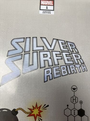 Silver Surfer Rebirth #1 I Mico Suayan Color Splash Convention Exclusive - Picture 11 of 12