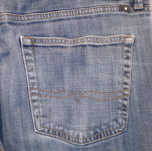 Pantalon homme jean droit bleu Lucky You fait main marque Lucky 221 taille 40/30 - Photo 11/20
