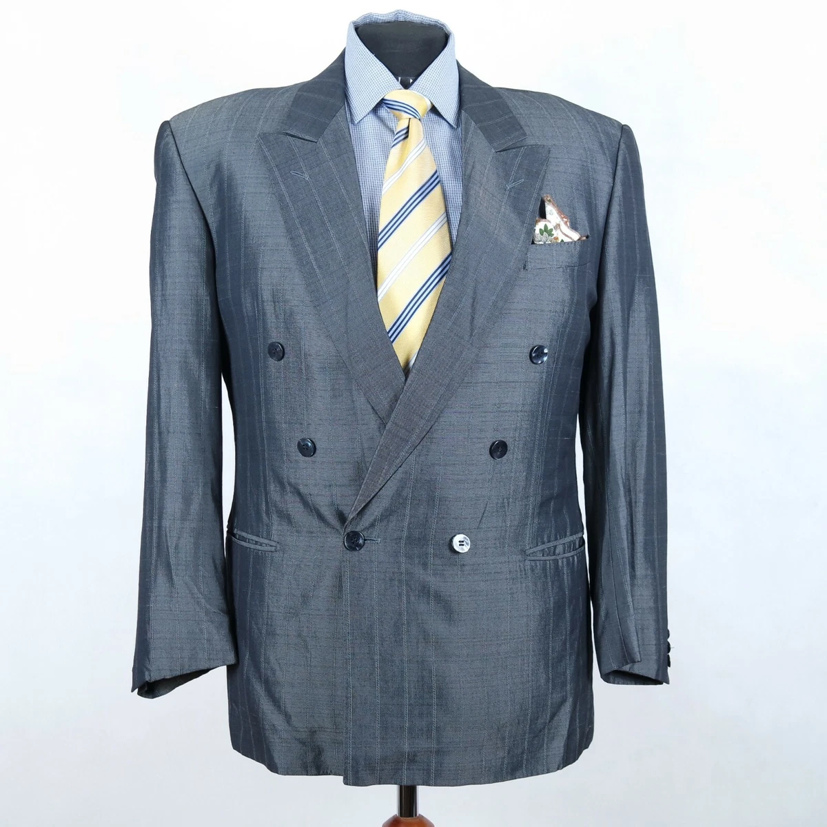 Mens double breasted sports jacket top